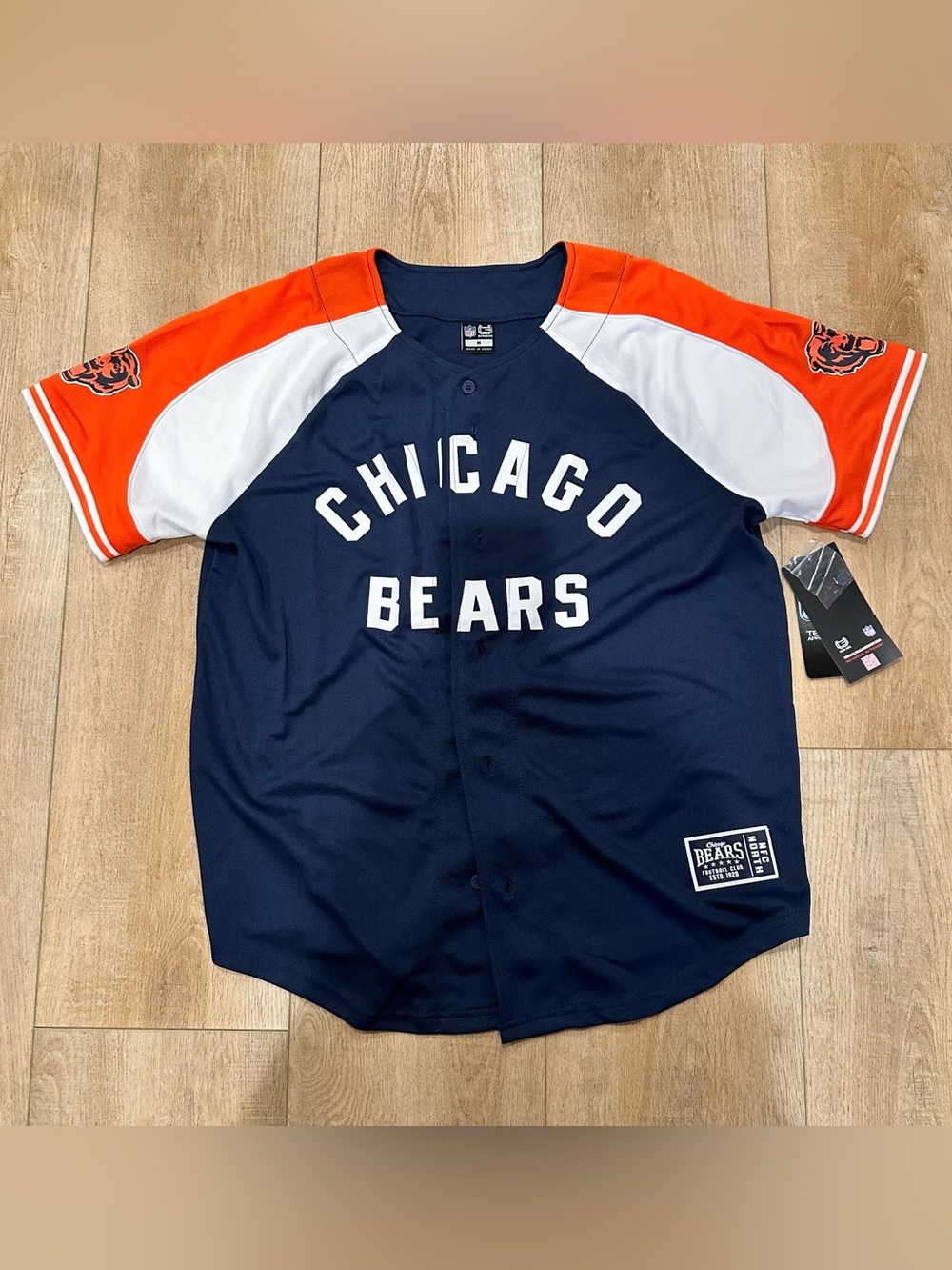 NFL Chicago Bears Navy, Orange & White Kids Team Jersey